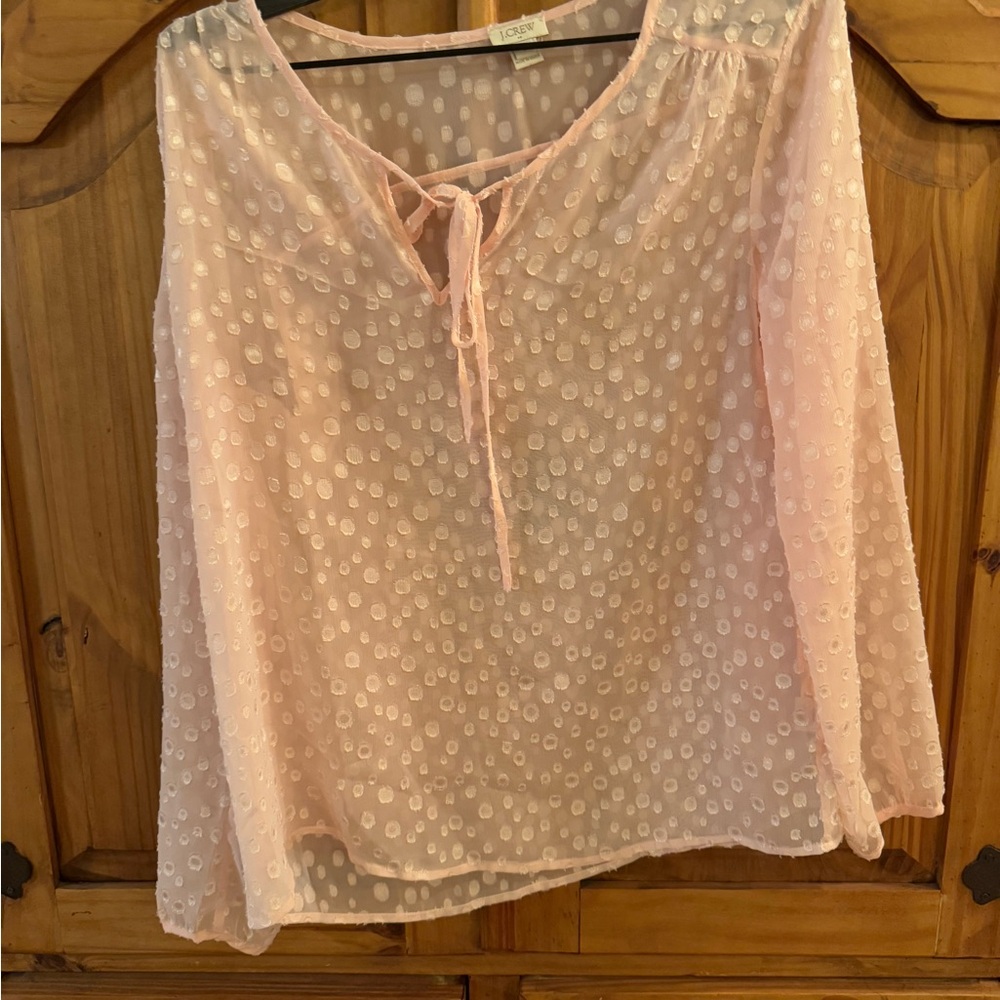 Pink Textured Women's Top